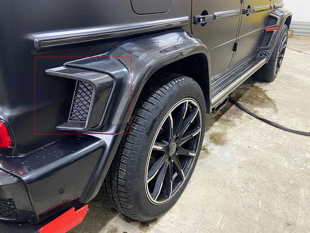 Brabus Widestar Rocket Carbon Body Kit Set Side Inserts for Mercedes-Benz G-Class W463A